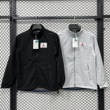 2026/27 Jordan Flight Grey Outdoor Jacket # 立领RK907 不带帽
