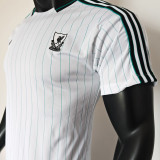 2025/26 LFC White Green Retro Style Player Version Soccer Jersey