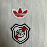 2025/26 River Plate White Retro Style Player Version Soccer Jersey