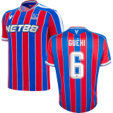 Guéhi #6 Crystal Palace Home Fans Soccer Jersey 2025/26 (CUP Font 杯赛字体 )