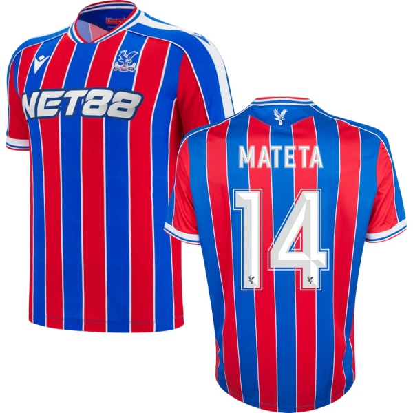 MATETA #14  Crystal Palace Home Fans Soccer Jersey 2025/26  (CUP Font 杯赛字体 )