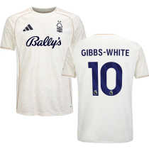 GIBBS-WHITE #10 Nottingham Forest Away Fans Jersey 2025/26 (League Font 联赛字体 )