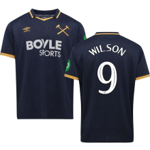 WILSON #9 West Ham Third Fans Soccer Jersey 2025/26 (CUP Font 杯赛字体 )