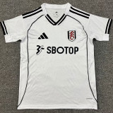 ADAMA #11 Fulham Home White Fans Soccer Jersey 2025/26 (League Font 联赛字体 )