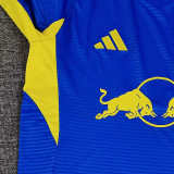 CALVERT-LEWIN #9 Leeds United Away Blue Fans Soccer Jersey 2025/26 (League Font 联赛字体 )
