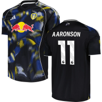 AARONSON #11 Leeds United Third Fans Soccer Jersey 2025/26 (League Font 联赛字体 )