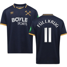 Füllkrug #11 West Ham Third Fans Soccer Jersey 2025/26 (CUP Font 杯赛字体 )