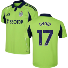 IWOBI #17 Fulham Away Green Fans Soccer Jersey 2025/26 (League Font 联赛字体 )