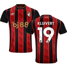 KLUIVERT #19 Bournemouth Home Fans Soccer Jersey 2025/26 (League Font 联赛字体 )