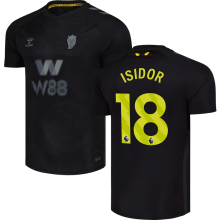 ISIDOR #18 Sunderland Third Black Fans Soccer Jersey 2025/26 (League Font 联赛字体 )