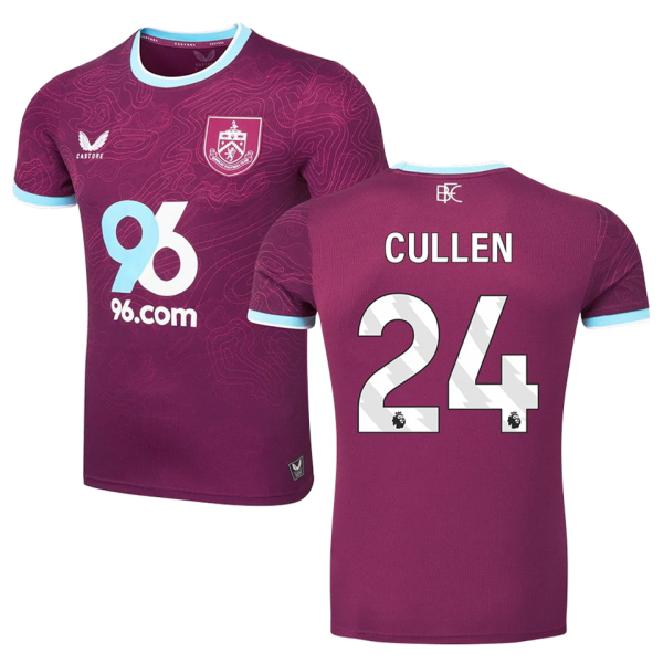 CULLEN #24 Burnley Home Fans Soccer Jersey 2025/26 (League Font 联赛字体 )