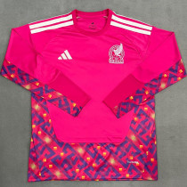 2026/27 Mexico Red Goalkeeper Long Sleeve Soccer Jersey