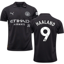 HAALAND #9 Man City 1:1 Quality Away Fans Soccer Jersey 2025/26 (League Font 联赛字体 )