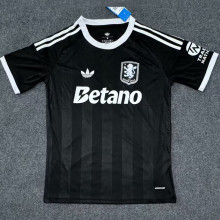 2025/26 Aston Villa GK Black Fans Soccer Jersey