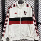 2025/26 AC White Retro Windbreaker