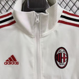 2025/26 AC White Retro Windbreaker