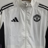 2025/26 M Utd White Windbreaker