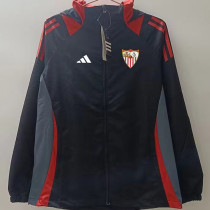 2025/26 Sevilla FC Black Windbreaker