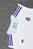 2025/26 RM White Vest Training Jersey(A Set)条纹
