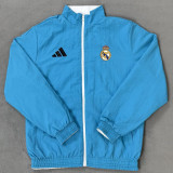 2026 RM White And Blue Reversible Windbreaker 双面