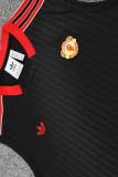 2025/26 M Utd Black Vest Training Jersey(A Set)