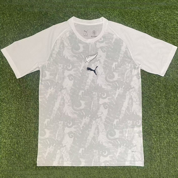 2026/27 New Zealand White Training Jersey 标识在中间