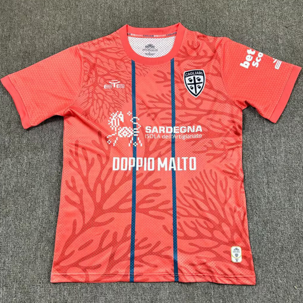 2025/26 Cagliari 4Th Fans Soccer Jersey 卡利亚里