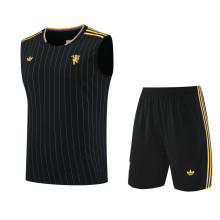 2025/26 M Utd Black Vest Training Jersey(A Set)