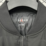 2026/27 PSG x Jordan Black Baseball Cotton Windbreaker Jacket BQ7703 黑标