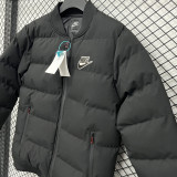 2026/27 NK Black Baseball Cotton Windbreaker Jacket BQ7704 黑标