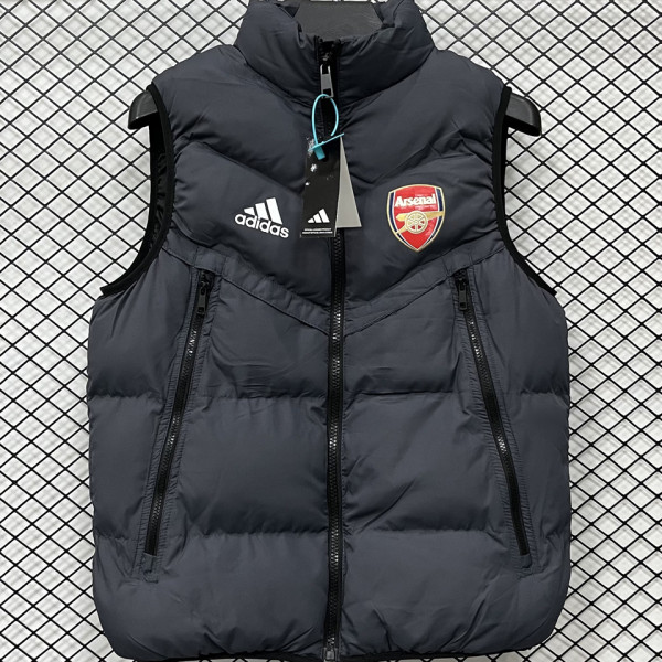 2026/27 ARS Grey Black Cotton Vest Jacket  J3306 灰黑色