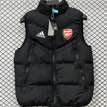 2026/27 ARS Black Cotton Vest Jacket  J3306 黑色