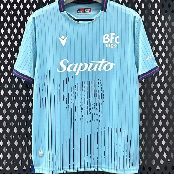 2025/26 Bologna Third Blue Fans Soccer Jersey