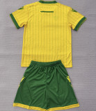 2025/26 Nantes Home Yellow Kids Soccer Jersey