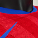 2025/26 PSG Third Red Player Version Long Sleeve Soccer Jersey