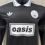 2025/26 AD x oasis #25 Black Retro Style Player Version Soccer Jersey (Have No.25 带号码）