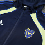 2026 Boca Sapphire Blue Windbreaker Jacket  蓝三边（A Set）