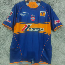 2005 Tigres UANL Away Blue Retro Soccer Jersey