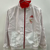2026 Sevilla FC Red And White Reversible Windbreaker 双面