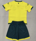 2025/26 Hibernian Away Yellow Kids Soccer Jersey