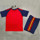 2026/27 Spain Home Red Kids Soccer Jersey