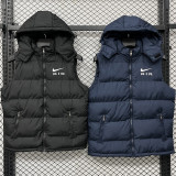 2026/27 NK x AIR Royal Blue Cotton Vest Jacket J5502 宝蓝色带帽