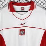 1997 Poland Home White Retro Soccer Jersey