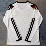 2026/27 Germany Home White Fans Long Sleeve Soccer Jersey