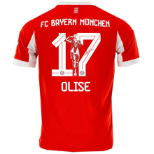 OLISE #17 BFC 1:1 Quality Home Special Edition Font Fans Jersey 2025/26 特别版字体