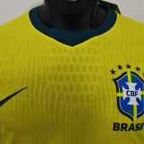 2026/27 Brazil Home Yellow Player Version Soccer Jersey