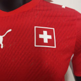2026/27 Switzerland Home Red Player Version Soccer Jersey