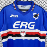2003/2004 Sampdoria Home Retro Soccer Jersey