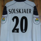 1999/2000 M Utd Away White Retro Fans Soccer Jersey（sharp）