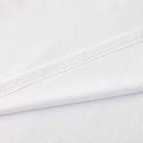 2026 Ad~ White Sweater Tracksuit